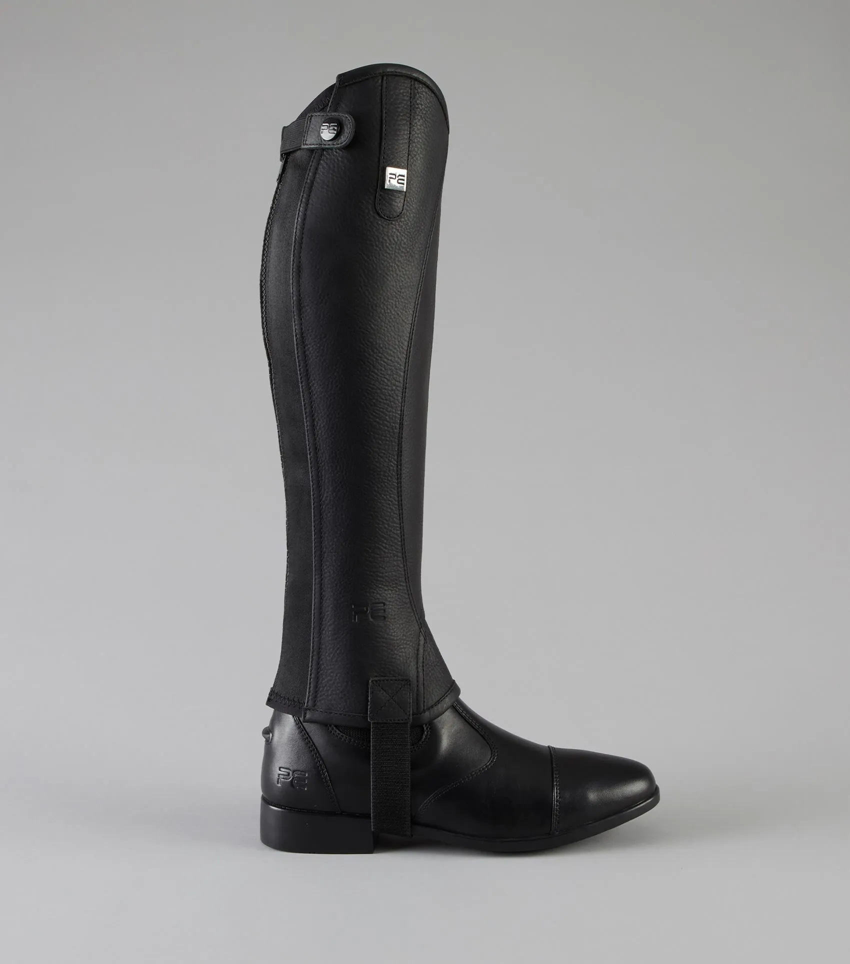 Actio Leather Half Chaps Black