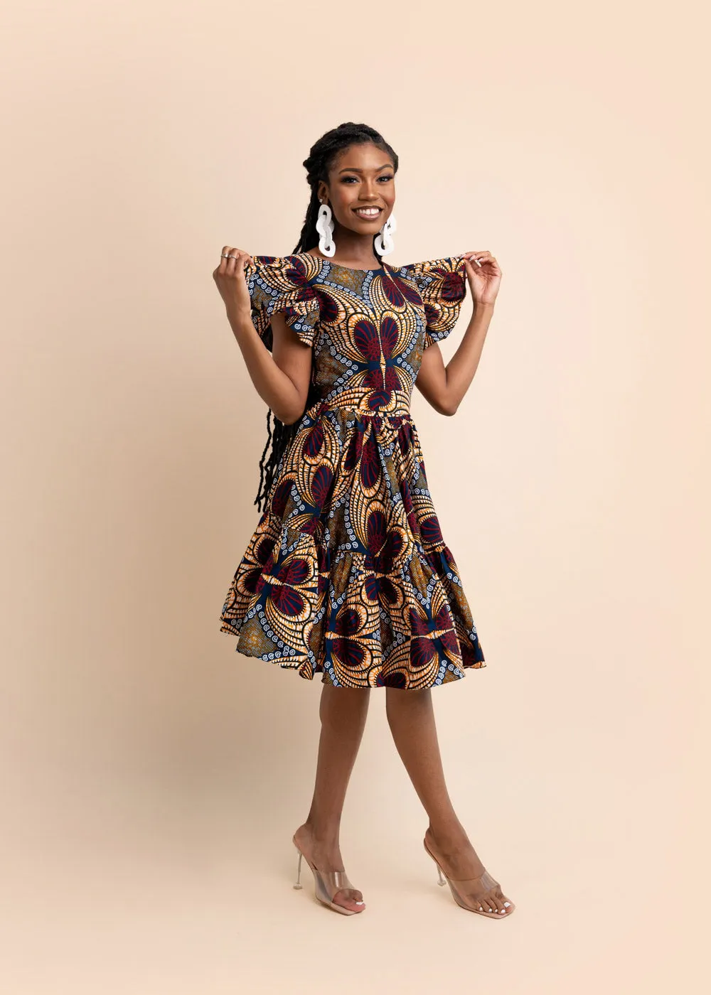 Afissa African Print Dress