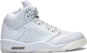 Air Jordan 5 Retro Premium Pure Platinum, Silver