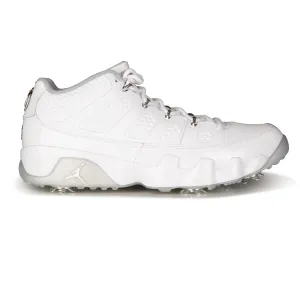 Air Jordan 9 Mirror Golf Shoes White/Metallic Silver/Wolf Grey - 2024