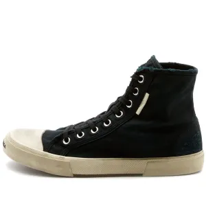 Balenciaga Paris High Top Canvas Sneakers