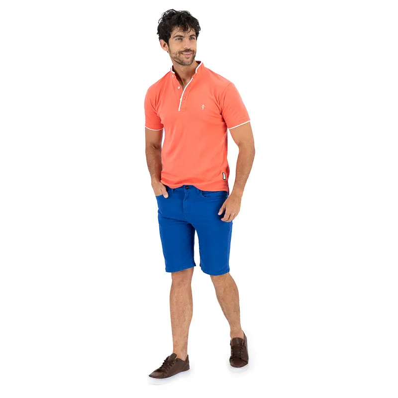 Bermuda de Mezclilla Premium - Azul Capri