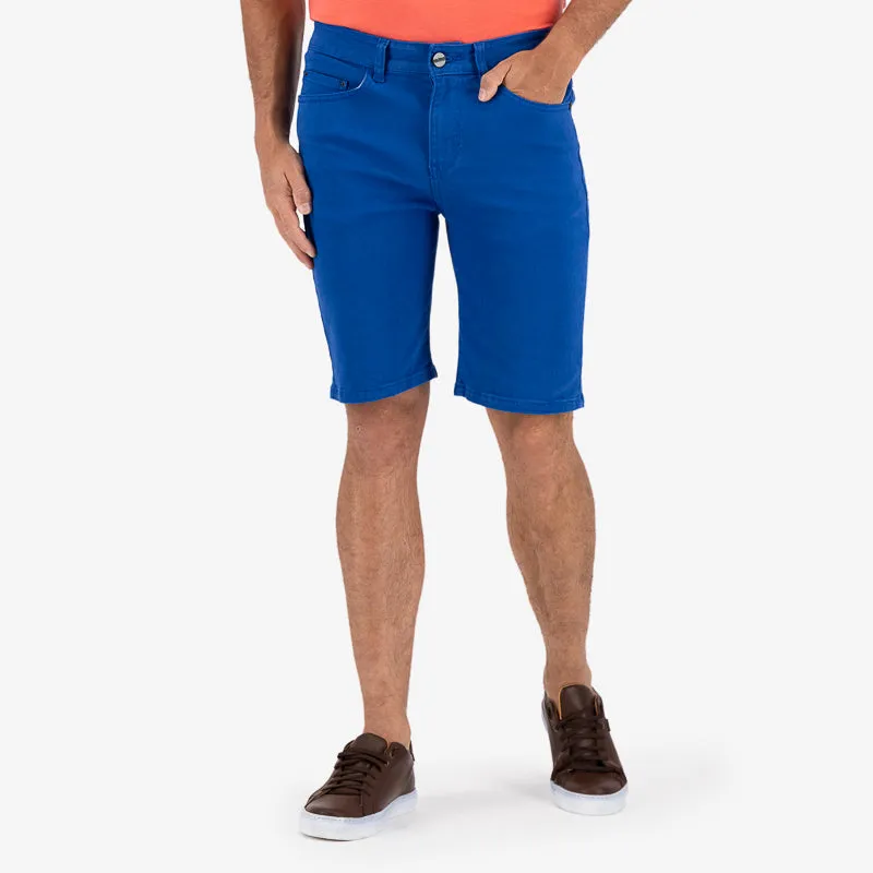 Bermuda de Mezclilla Premium - Azul Capri