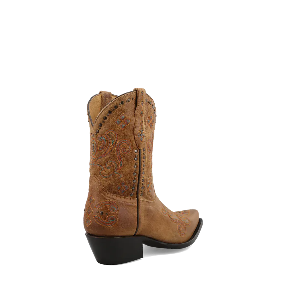 BLACK STAR WOMEN'S AUBREY CARAMEL BOOTIES WBSN014