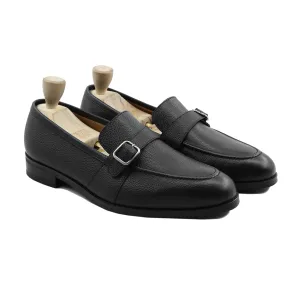 BRASILIA - BLACK PEBBLE GRAIN LOAFER