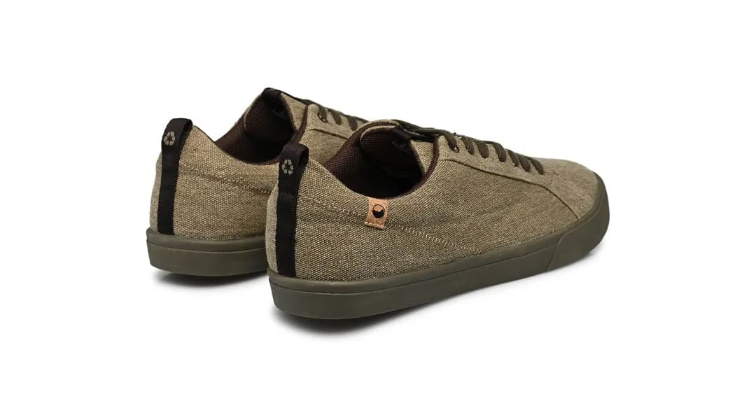 Cannon Men's Recycled Canvas Sneakers | Brown