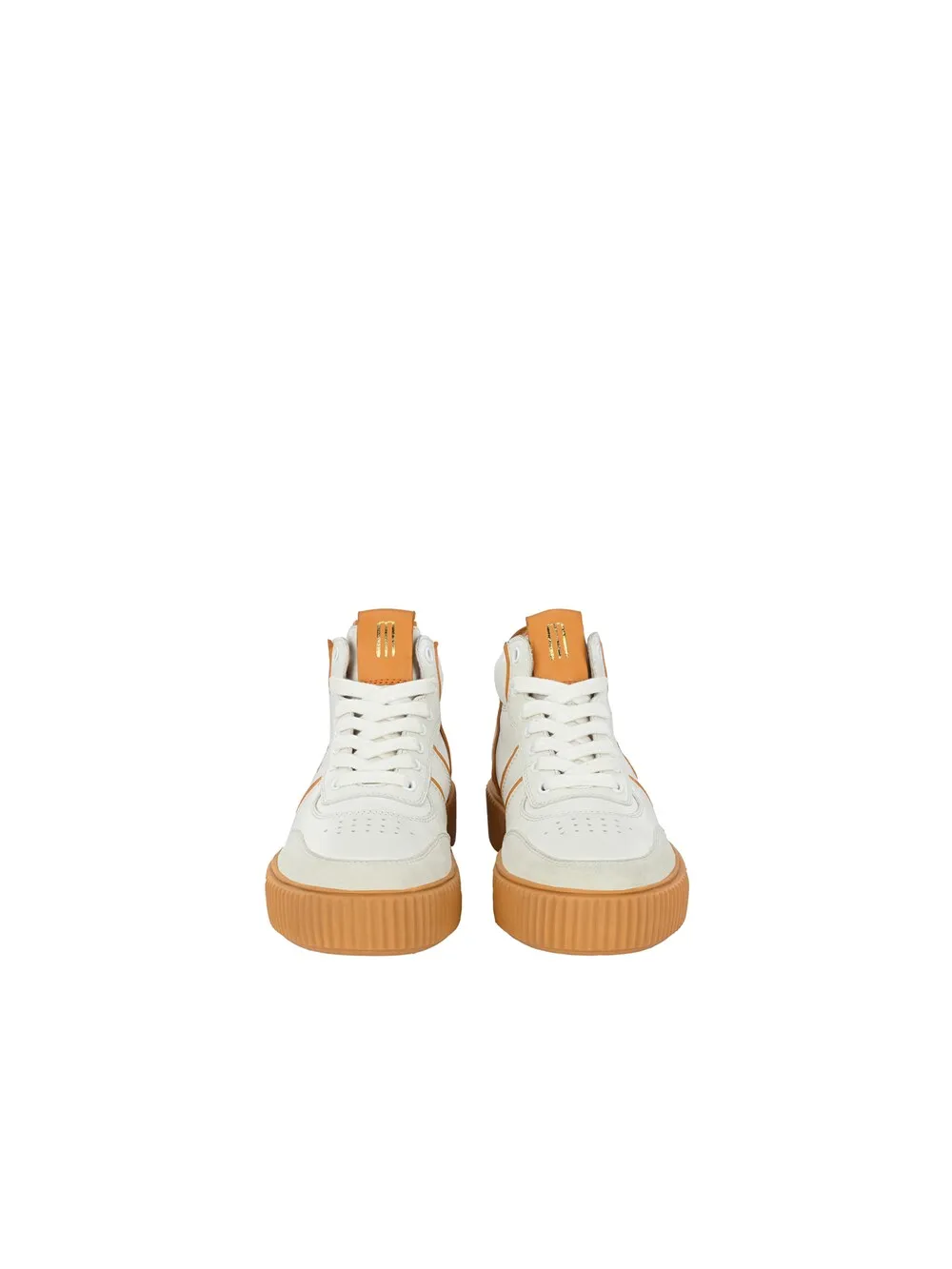 Crickit MARWA High Top Sneakers, White/Off-White