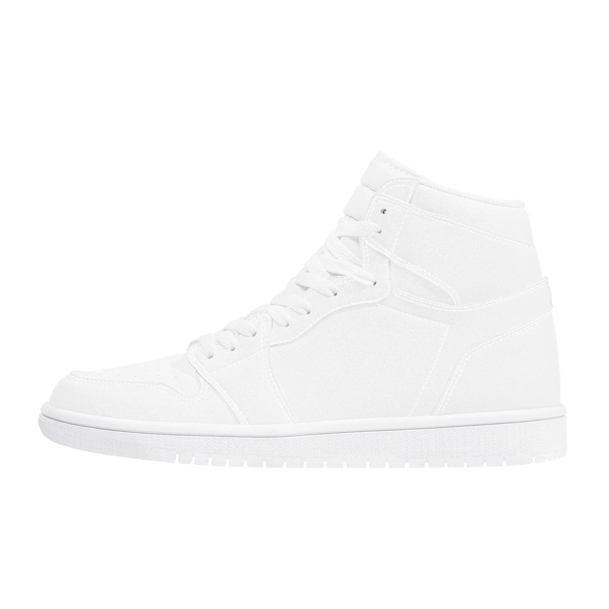 Custom High Top Sneaker -White D17