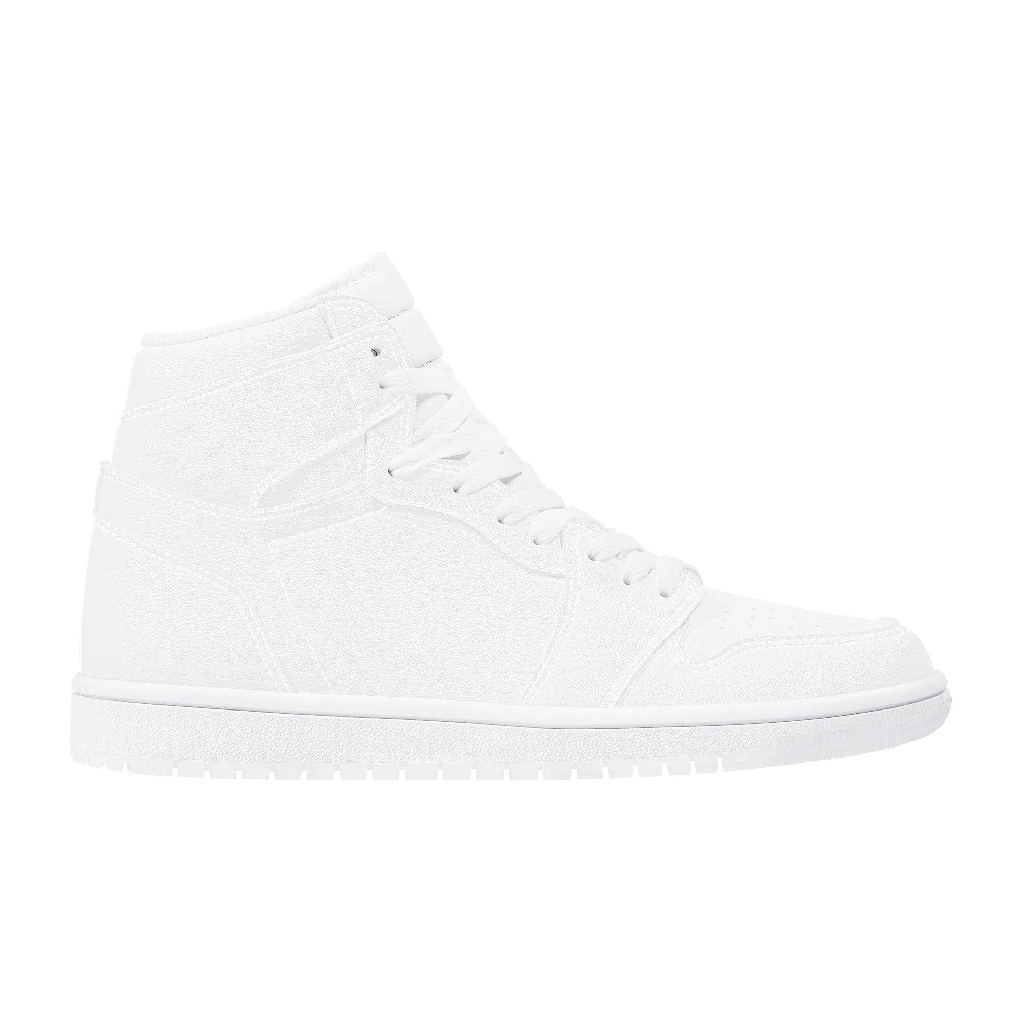 Custom High Top Sneaker -White D17