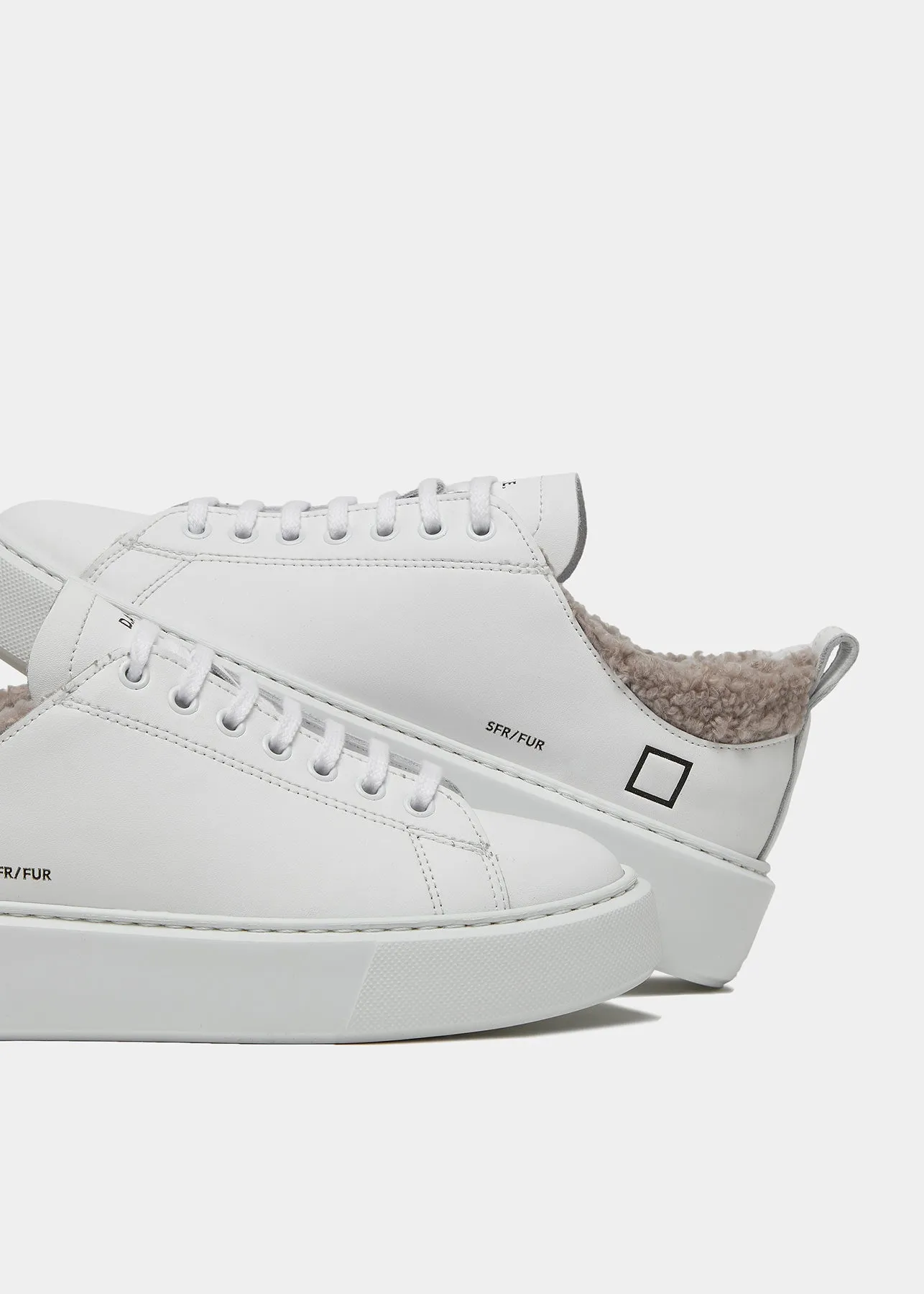 D.A.T.E Sneakers -SFERA TEDDY C WHITE