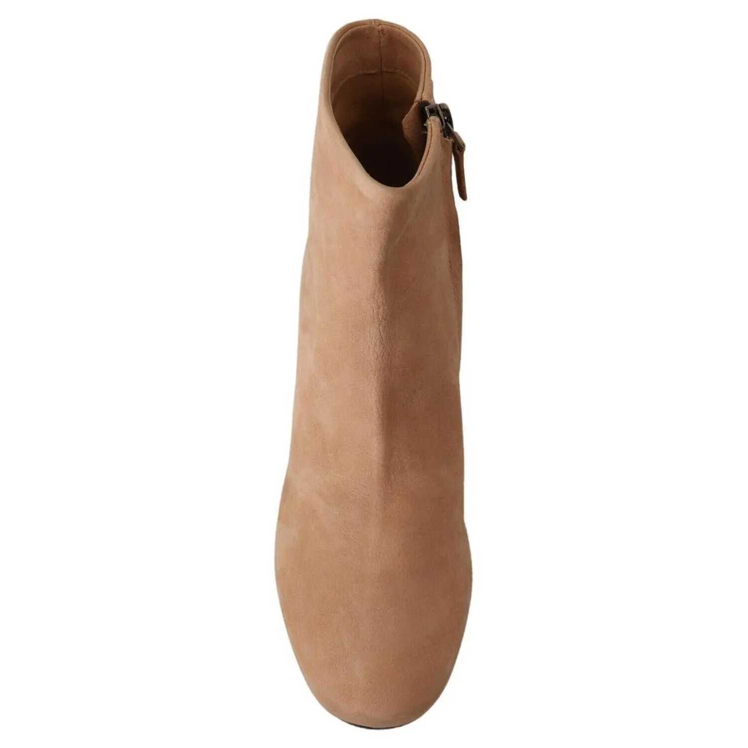 DEL CARLO Elegant Beige Leather Boots