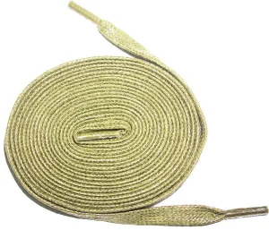 [Desert Sand] - Flat Waxed Cotton Shoelaces