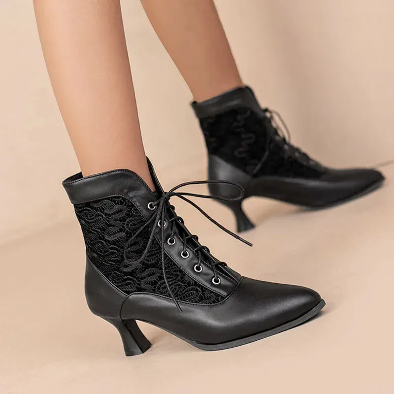 Elegant Pointed Toe Women's Boots