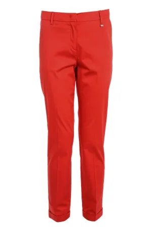 ELEGANT Red Chino Pants