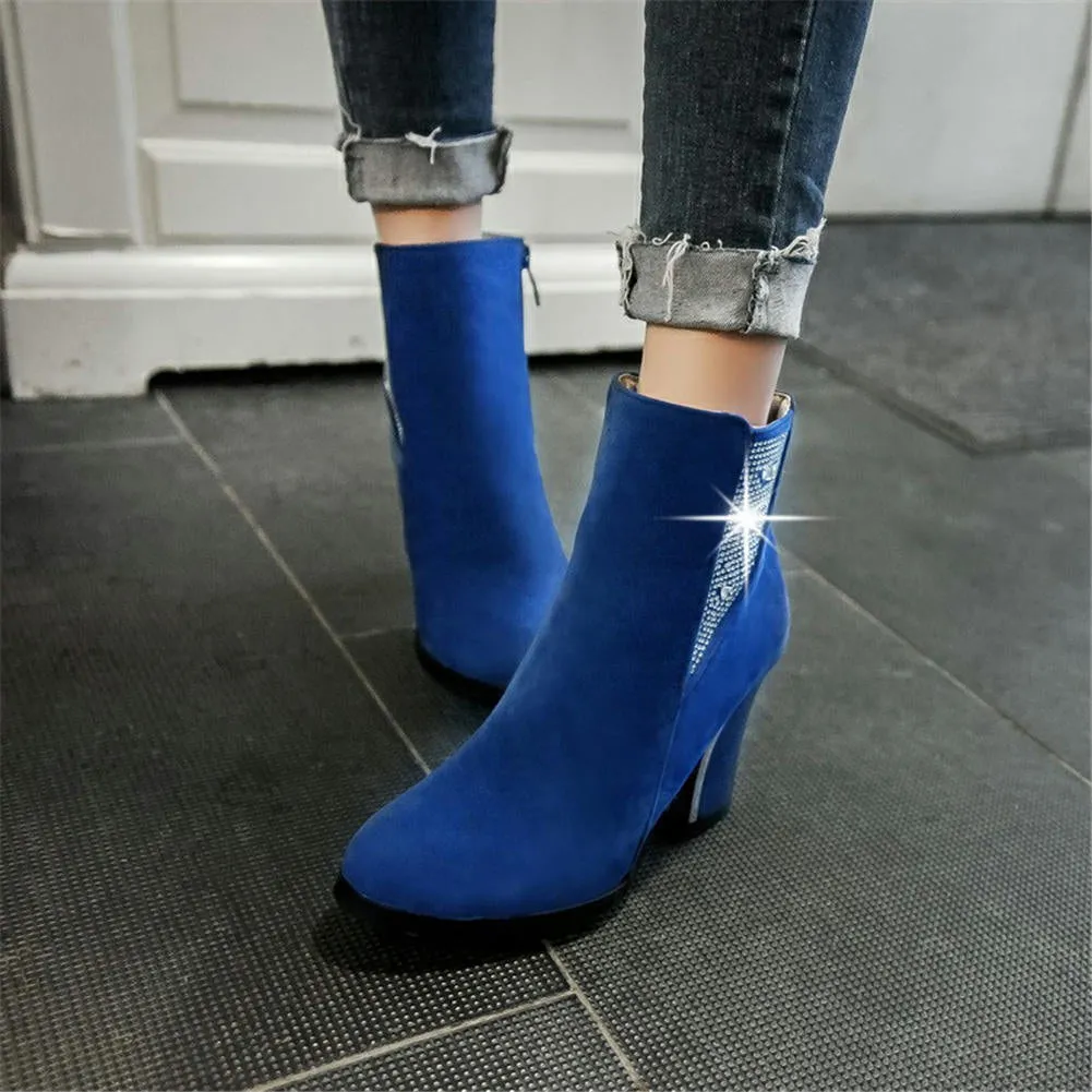 elegant retro women's shoes ankle Boots