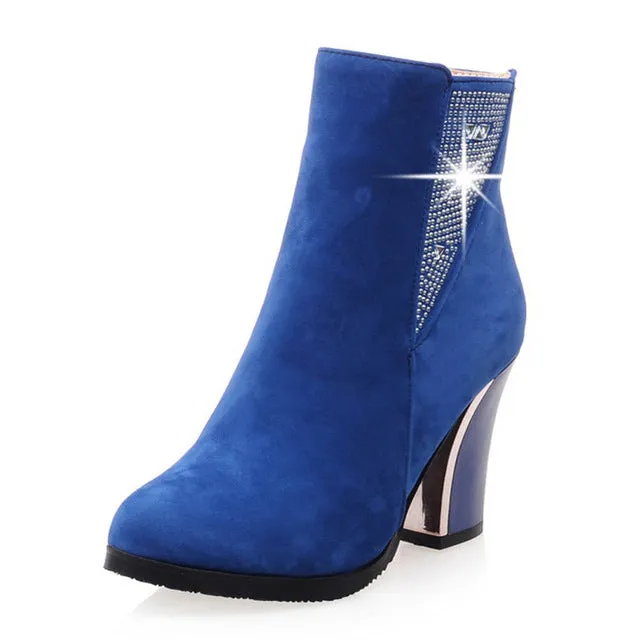 elegant retro women's shoes ankle Boots