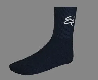 Eye Performance Line Socks, Navy / White logo, 1-pack