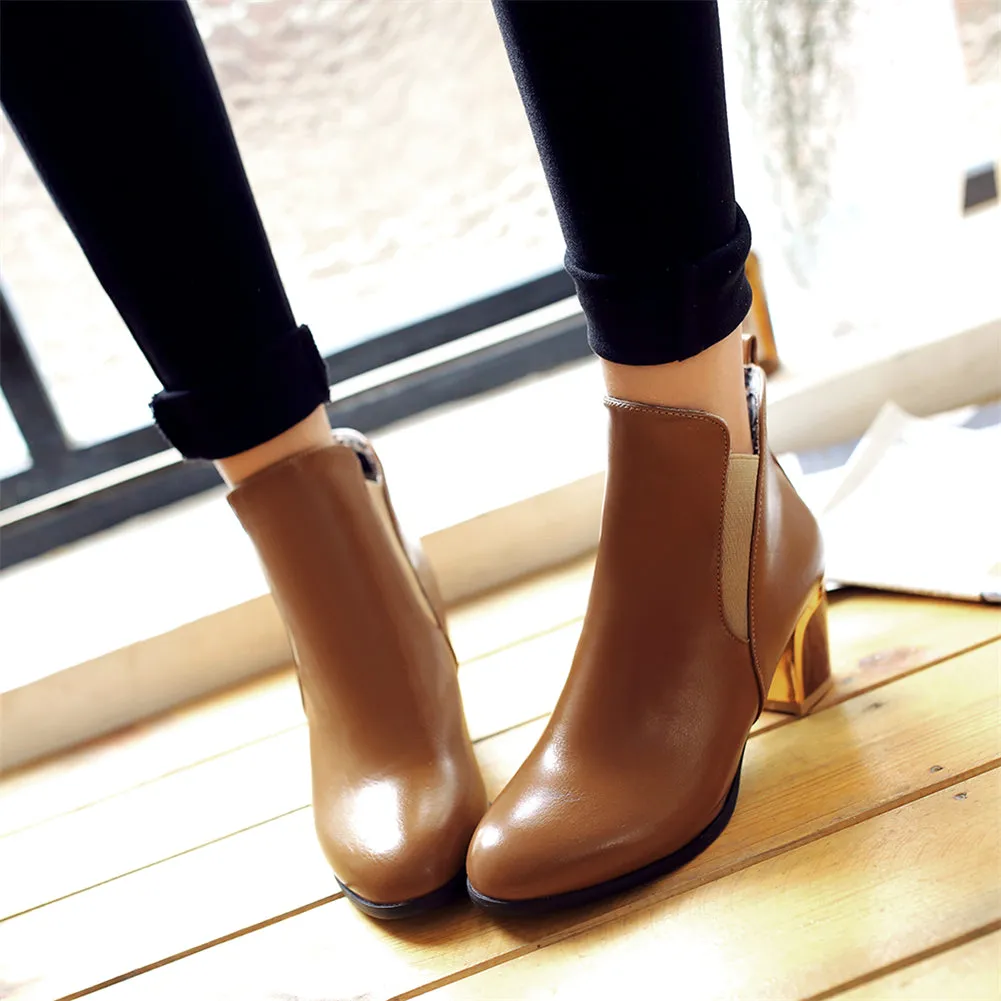 High Heels Elegant Shoes Woman Boots Female