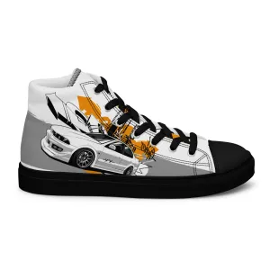 Men’s high top canvas shoes -Racing car