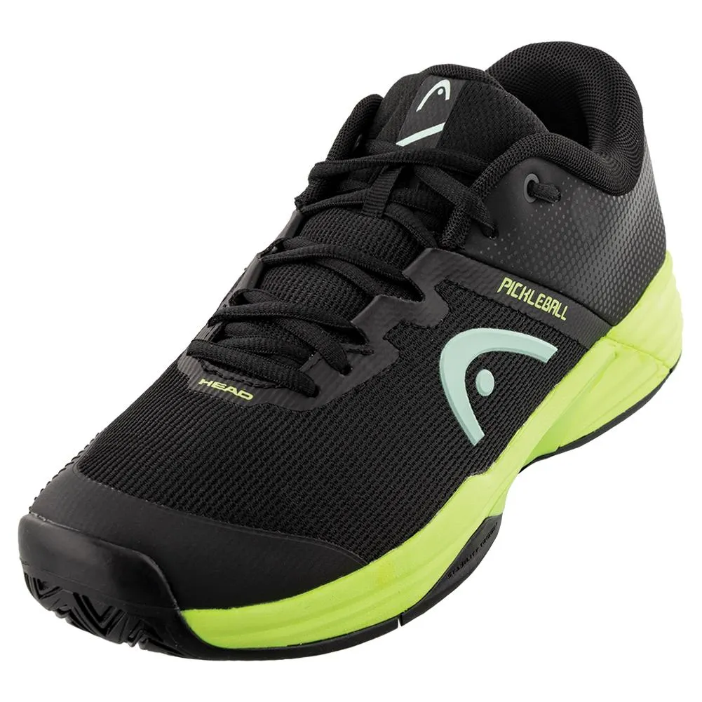 Men's Revolt Evo 2.0 Pickleball Shoes Black and Light Green