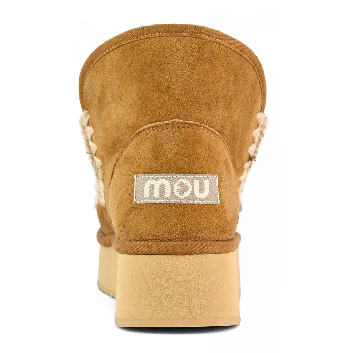 MOU - Mini Eskimo Platform Boot in Cognac