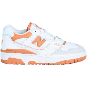 New Balance 550 sneakers, white/orange