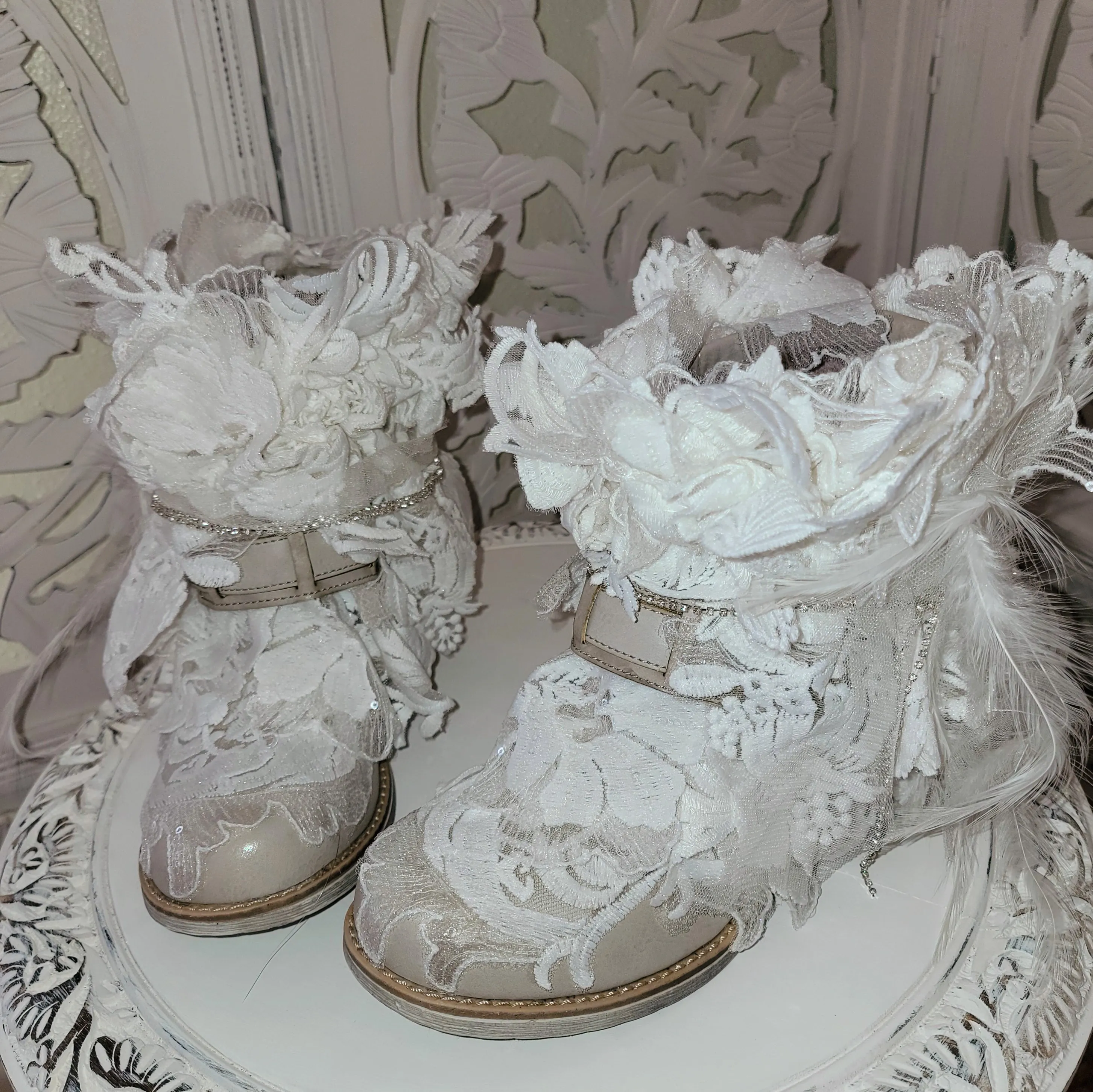 "DEMPSEY" Rustic Romance Wedding Boots