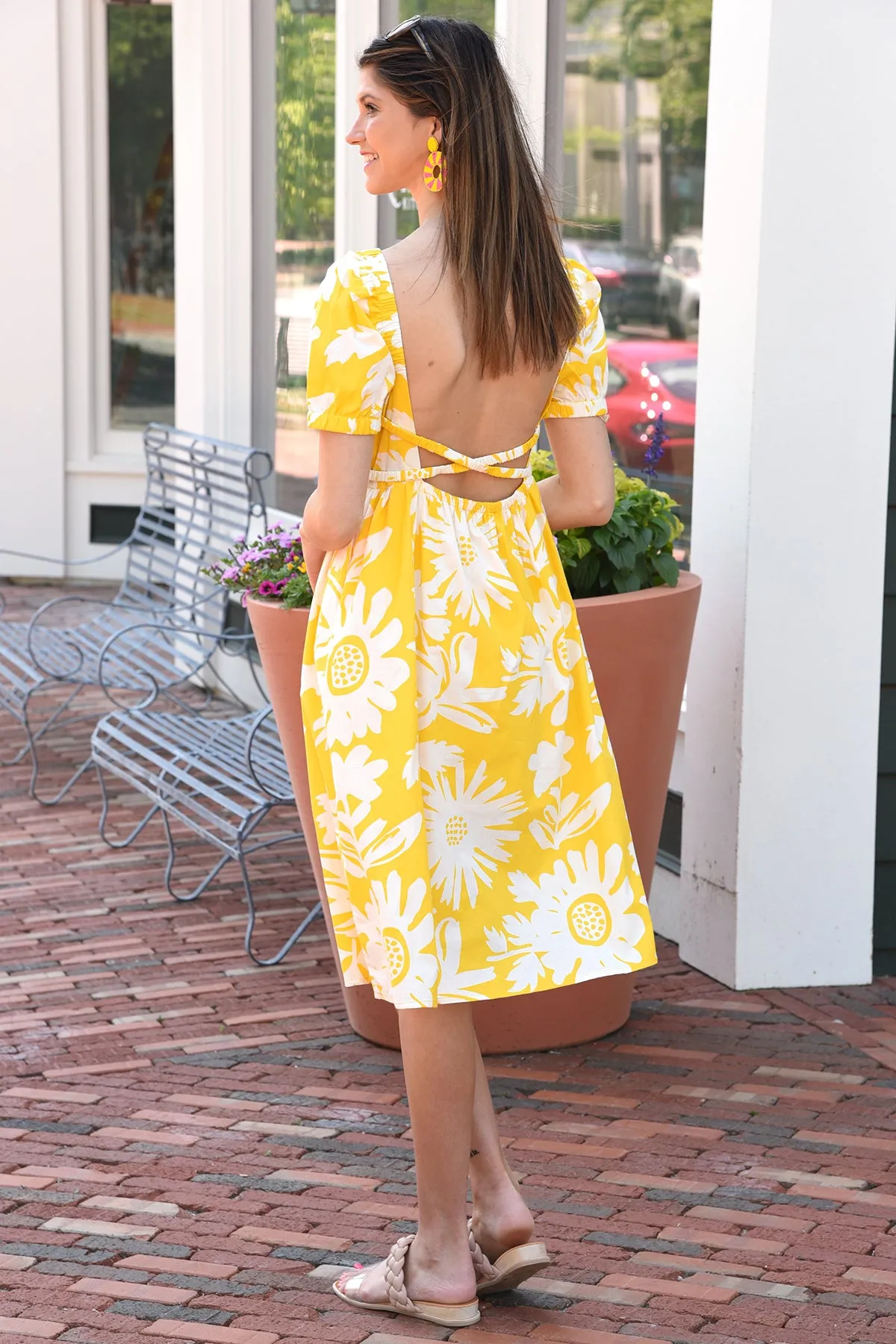 SUNFLOWER FIELDS DRESS