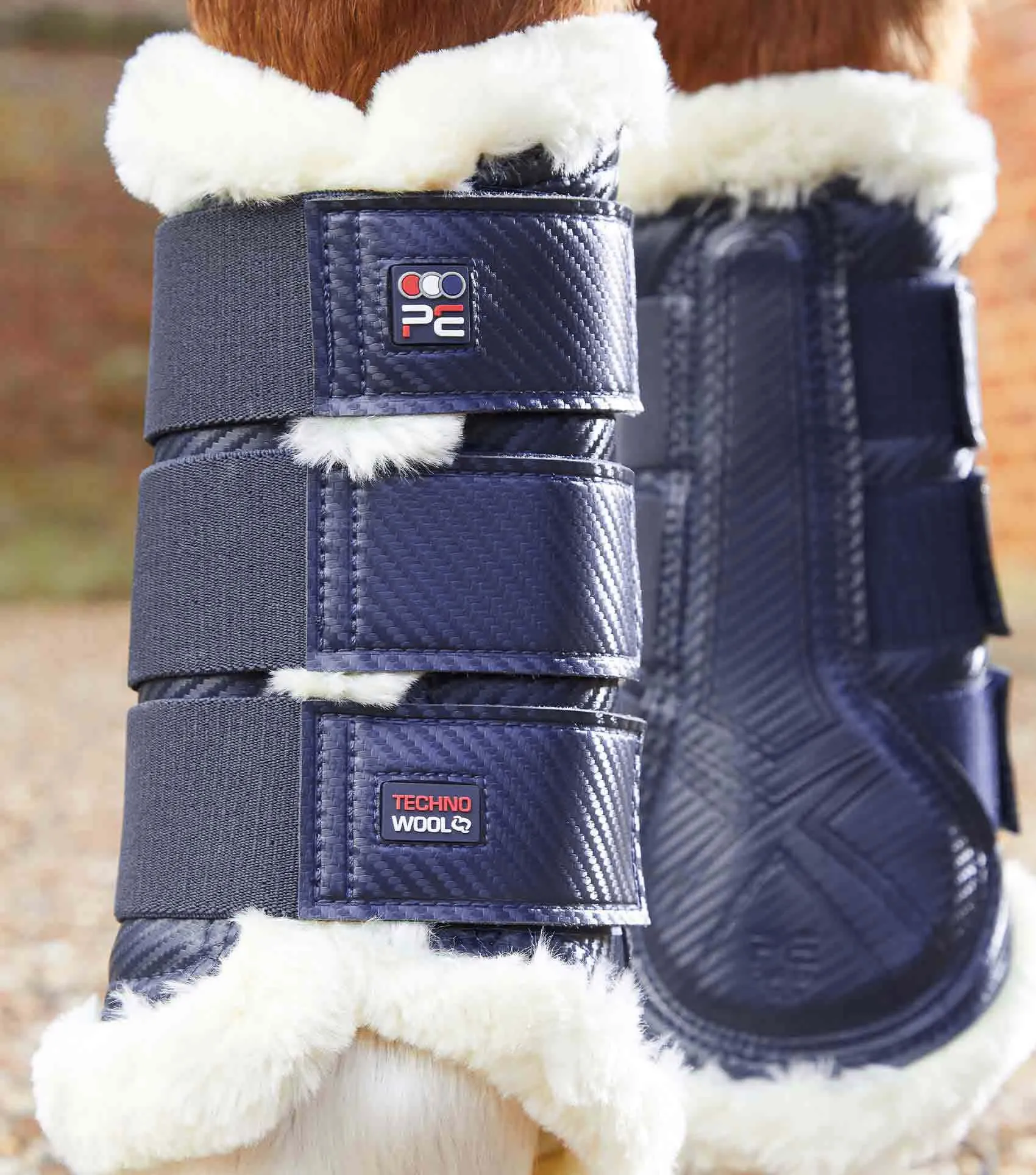 Techno Wool Brushing Boots Navy