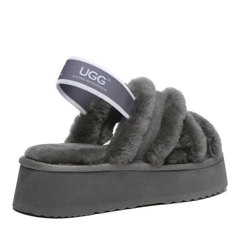 UGG Sayuri Platform Cross Slides