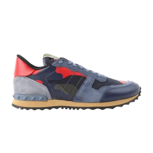 Valentino Garavani Men's Rockrunner Sneakers - CAMO/BLUE RED