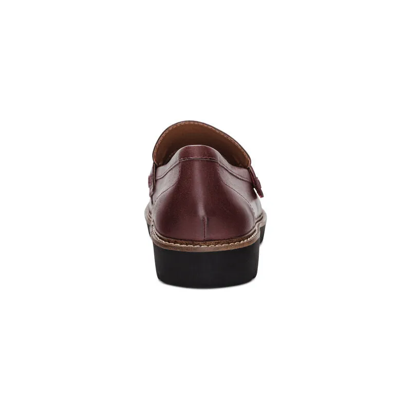 Women 's Aetrex Collette Arch Support Loafer Color: Burgundy