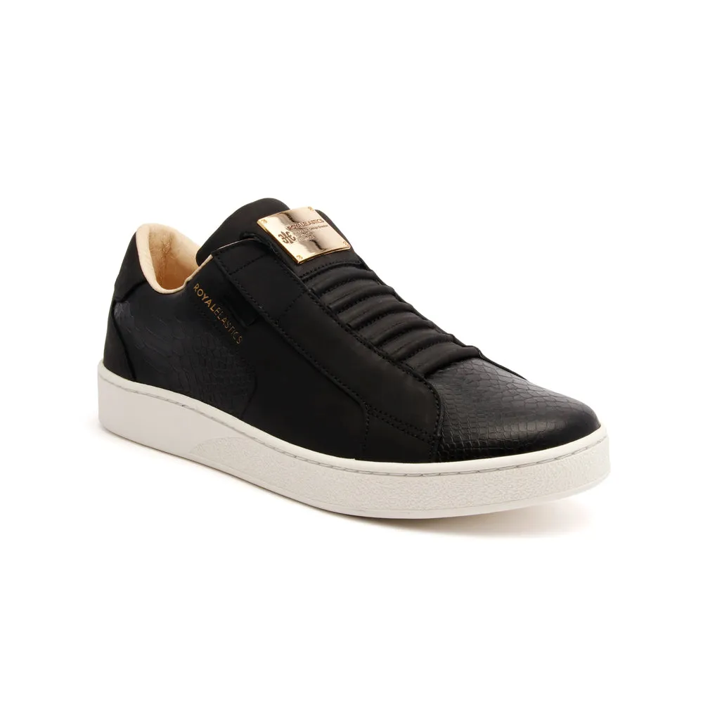 Women's Adelaide Black Leather Sneakers 92683-990