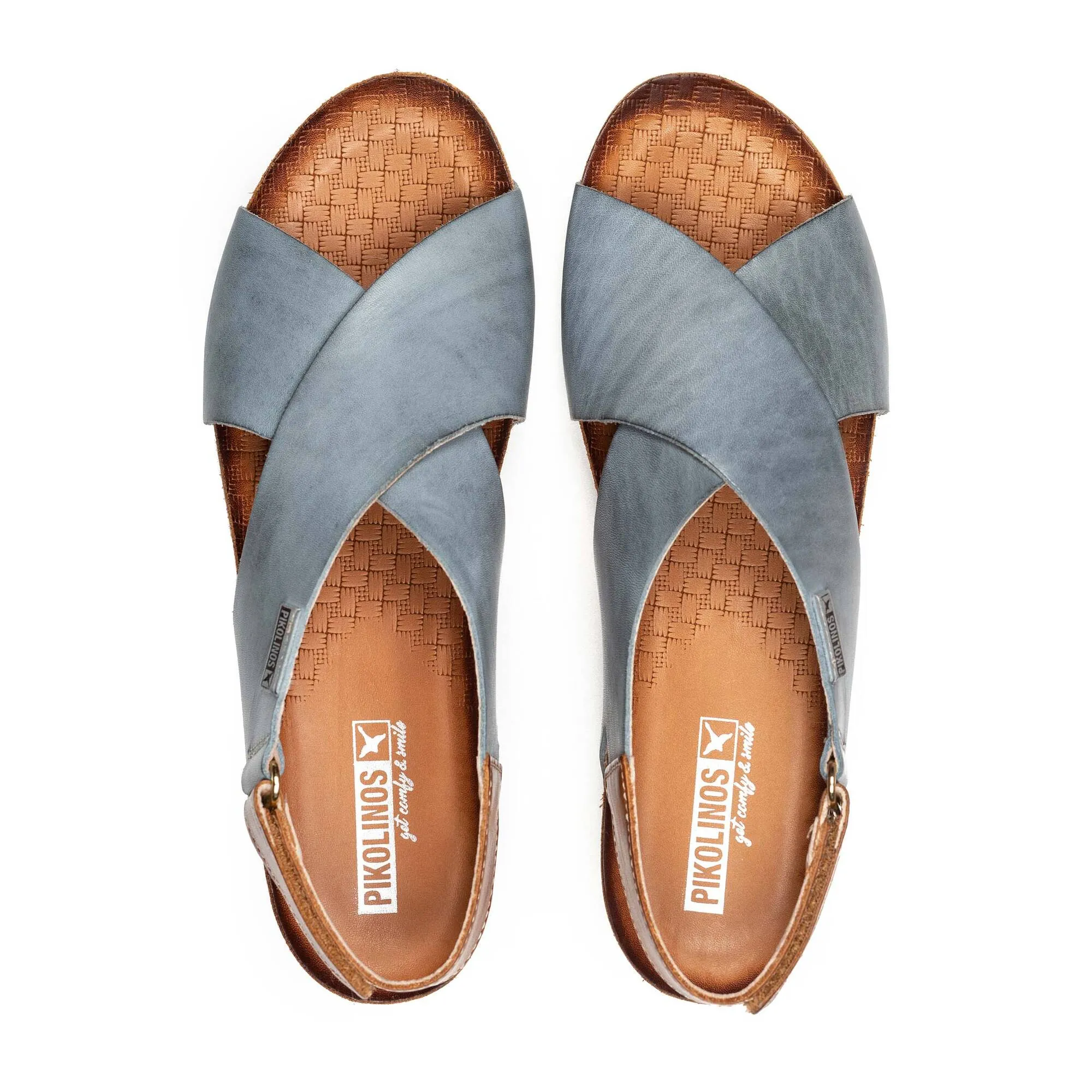 WOMEN'S PIKOLINOS MAHON CROSS - STRAPPED SANDAL | DENIM