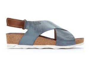 WOMEN'S PIKOLINOS MAHON CROSS - STRAPPED SANDAL | DENIM